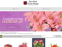 Tablet Screenshot of kernparkportlandflowers.com